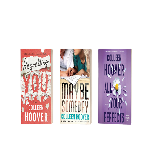 Colleen Hoover book set : Regretting you, maybe someday, all your perfects