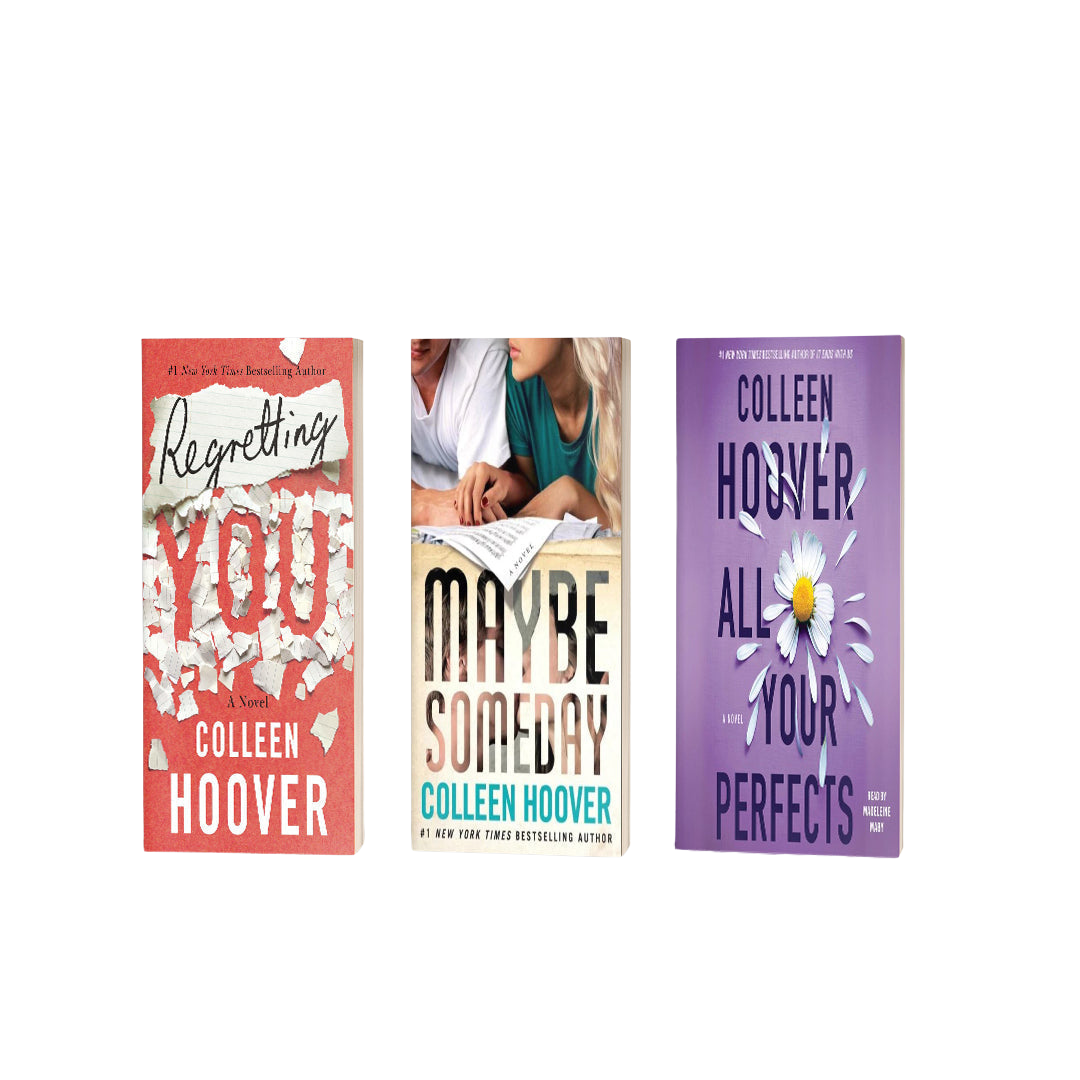 Colleen Hoover book set : Regretting you, maybe someday, all your perfects