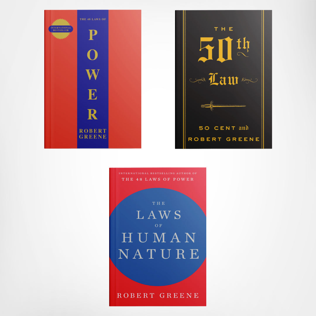 3 Books to Master Power and Influence : 48 laws of power, The 50th law, The laws of human nature